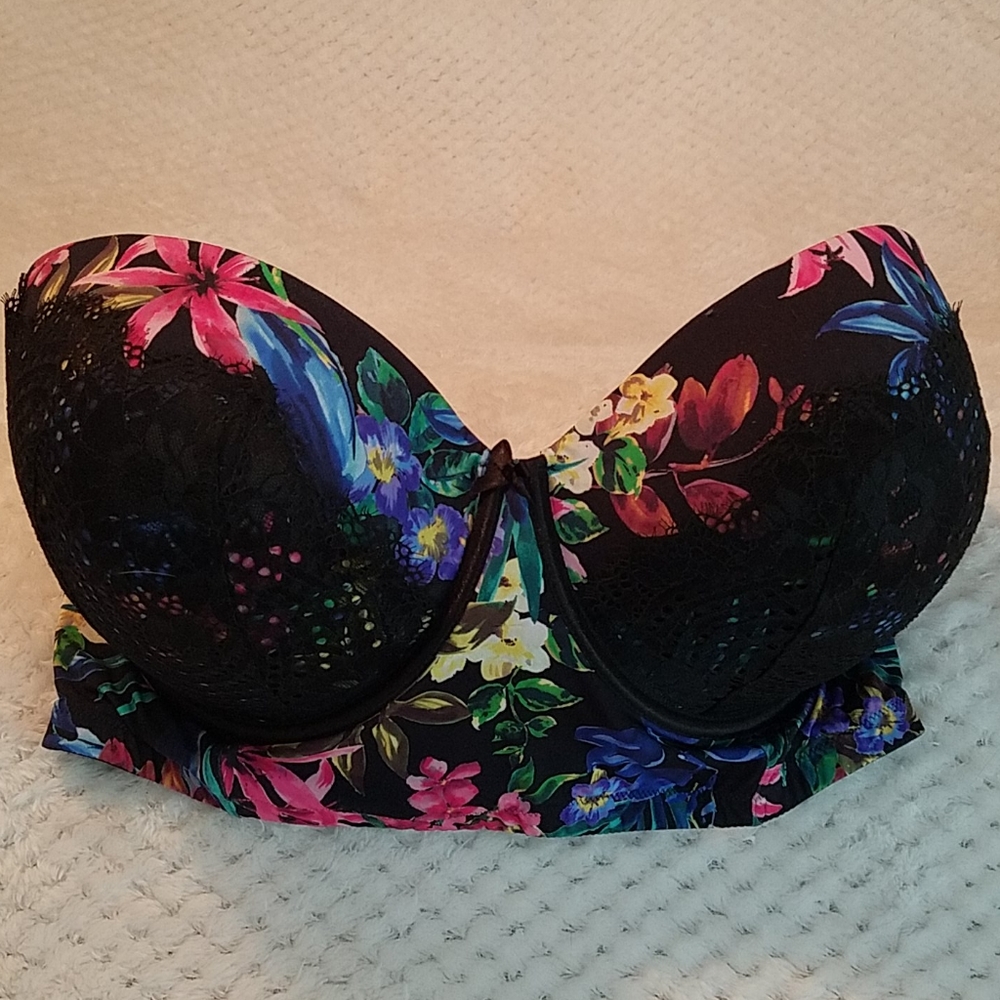 38 H Cacique  strapless bra